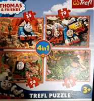 Puzzle Trefl Tomek i przyjaciele 4w1