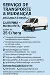 Serviço de transporte & mudanças Bragança  e região .