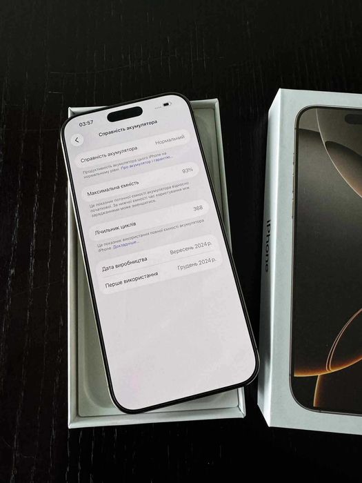 Європа 1020$ Apple iPhone 16 Pro Max 256gb Neverlock Гарантія