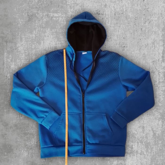 Temu Zíper azul - Tamanho L