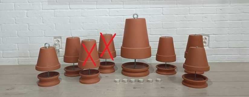 Komplet różnych  Lamp Doniczek Grzejników Tarasowych - WYPRZEDAŻ