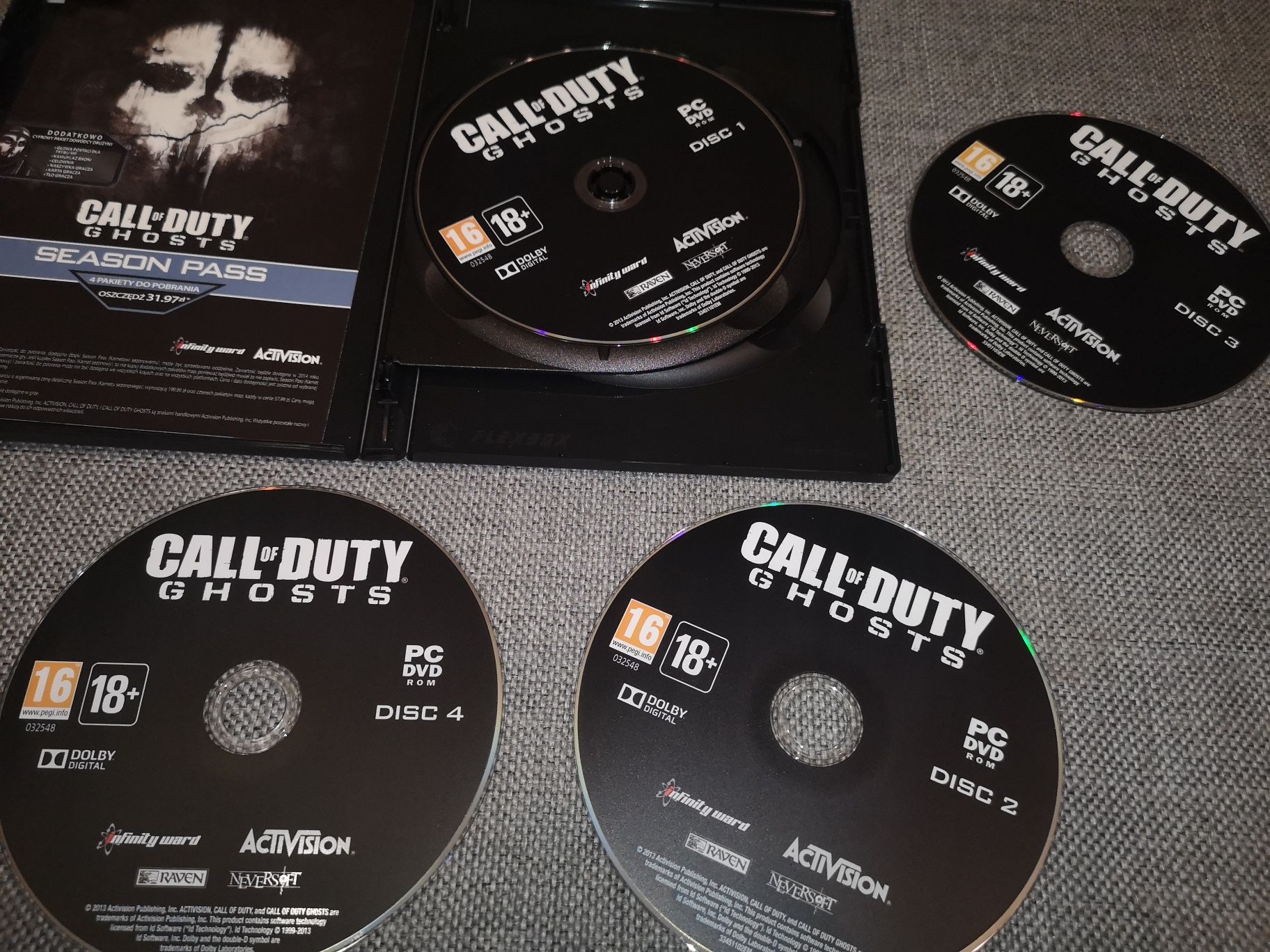 Call of Duty Ghosts PC gra PL (stan BDB+) dla kolekcjonera