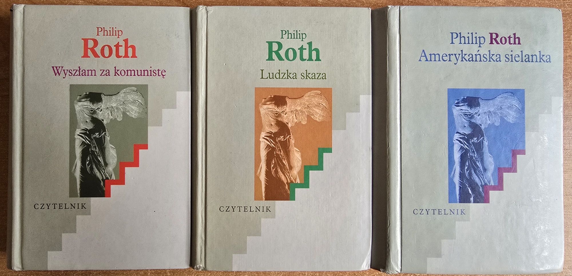 3 X Philip Roth-Wyszłam za komunistę,Ludzka skaza,Amerykańska sielanka