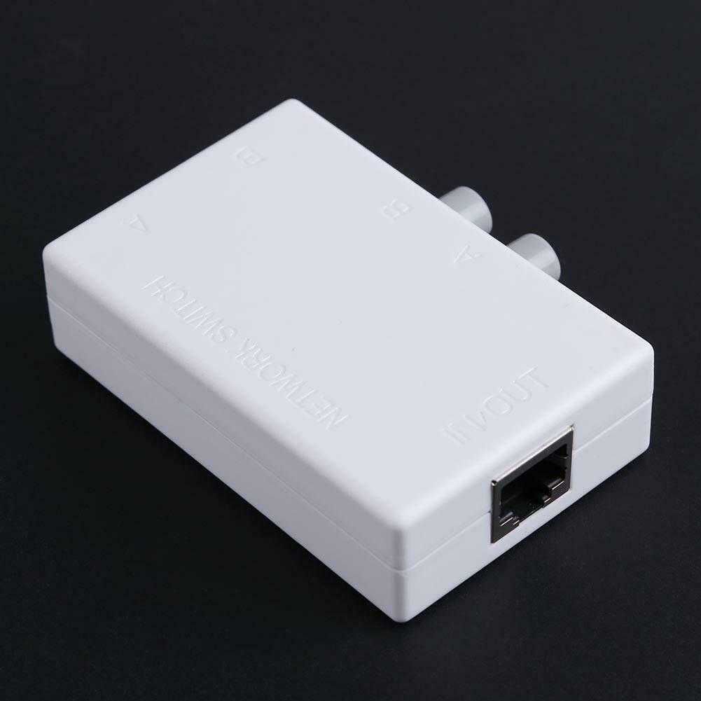 Switch manual 2 portas RJ45