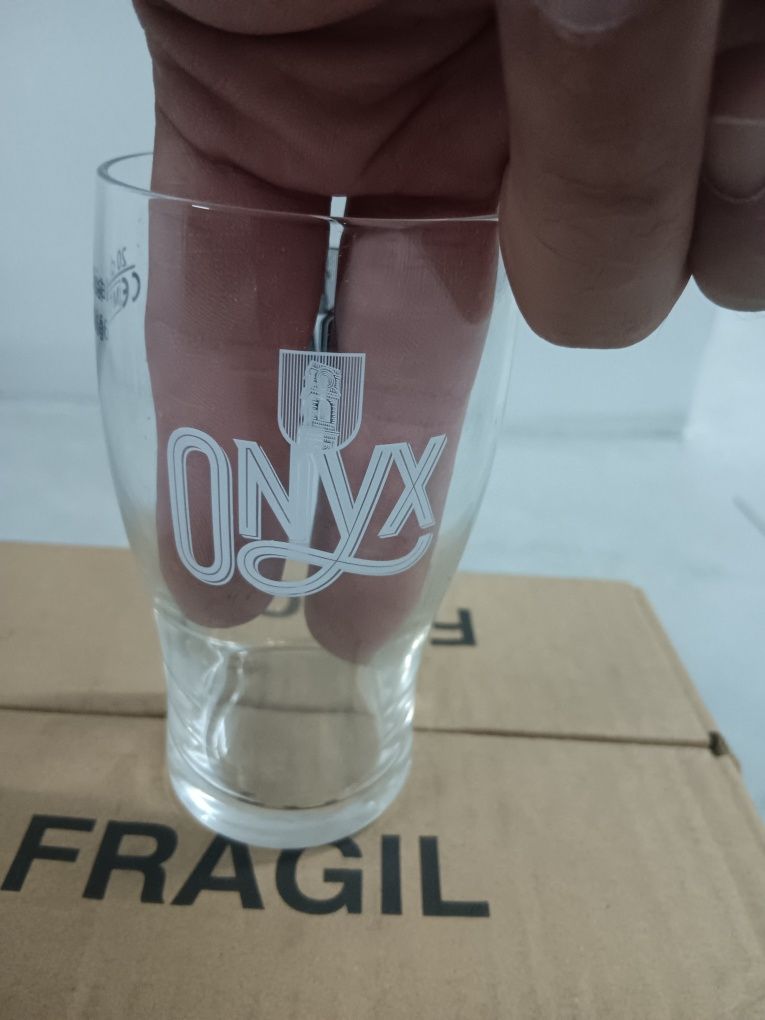 Caixa 6 copos Cerveja Topázio e Onyx