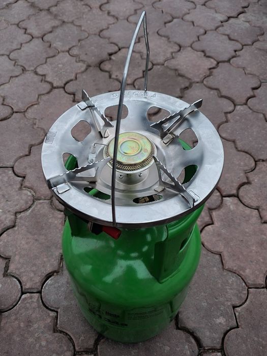 Газовий балон 12L комплектний кран + редуктор / Балон ПРОПАН пальник