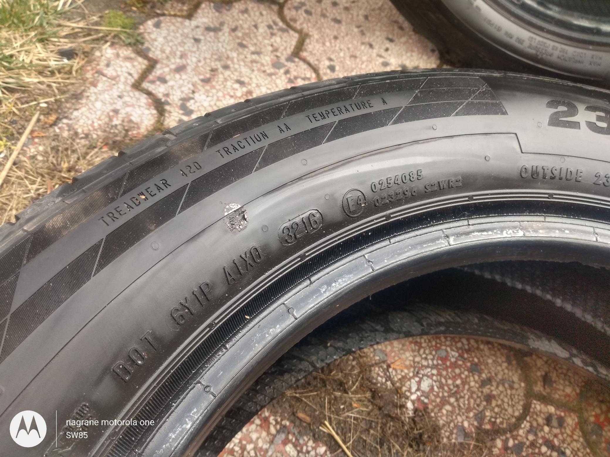 Opony letnie 235/50 R18 Continental Contact5 - kommpet