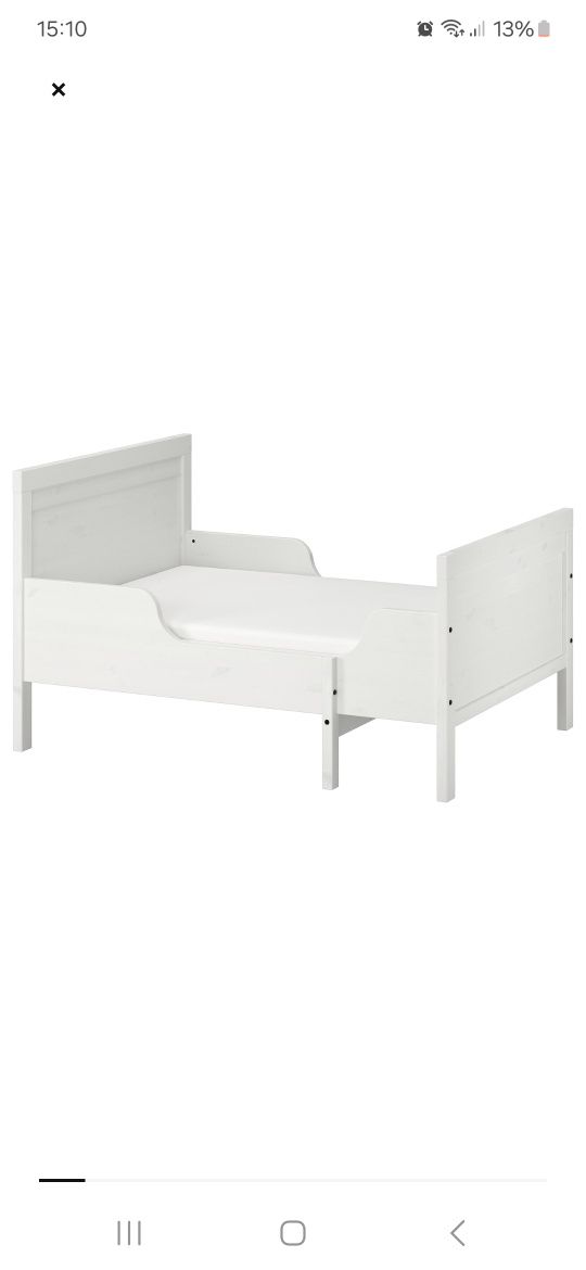 Cama extensivel infantil ikea sundvik Branca