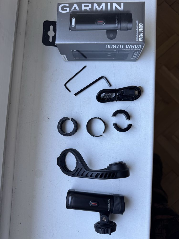 Garmin varia ut800 lampka rowerowa światło przednie led oświetlenie