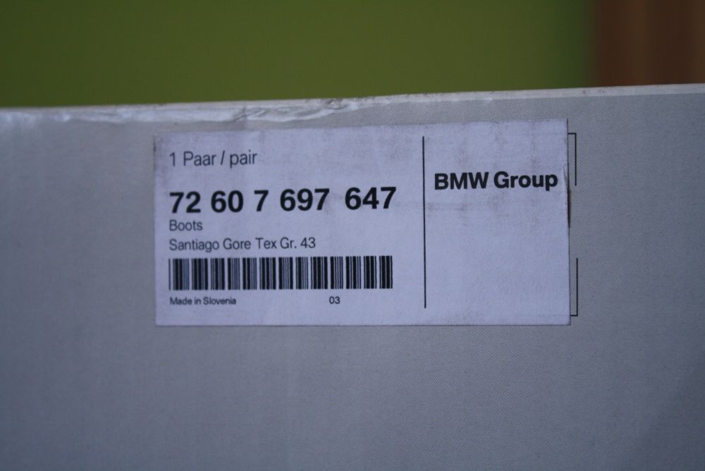 Buty motocyklowe Bmw Santiago Gore Tex 43