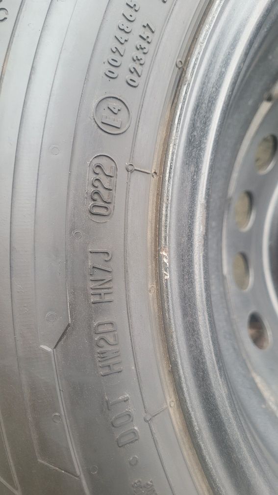 Koło opona Continental 225/65/16c