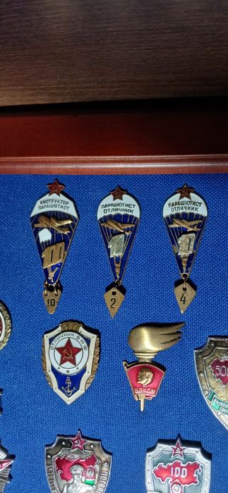 жетон ВДВ + парашютист.