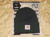 Новая теплая шапка акриловая оригинал Carhartt Watch Beanie Dark Green