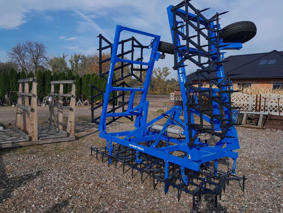 Brona polowa zębowa zawieszana ciężka 7,50 Inter-Tech PH20