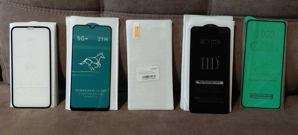 Защитное стекло на телефон Samsung , Iphone  Xiaomi