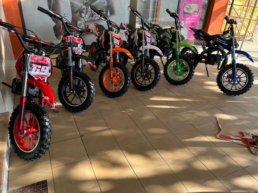 Promoção - Mini Moto Cross 49cc para crianças - NOVAS