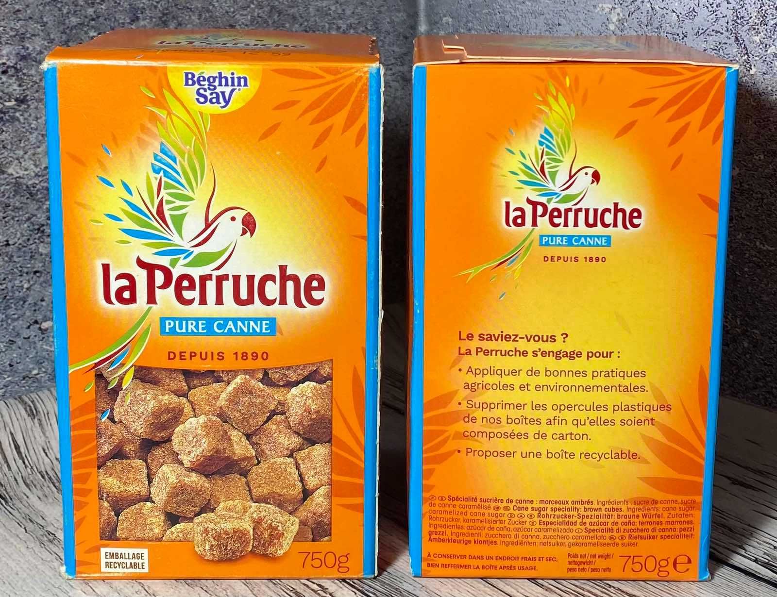 Тростинний цукор La Perruche кубиком
Вага 750 г
