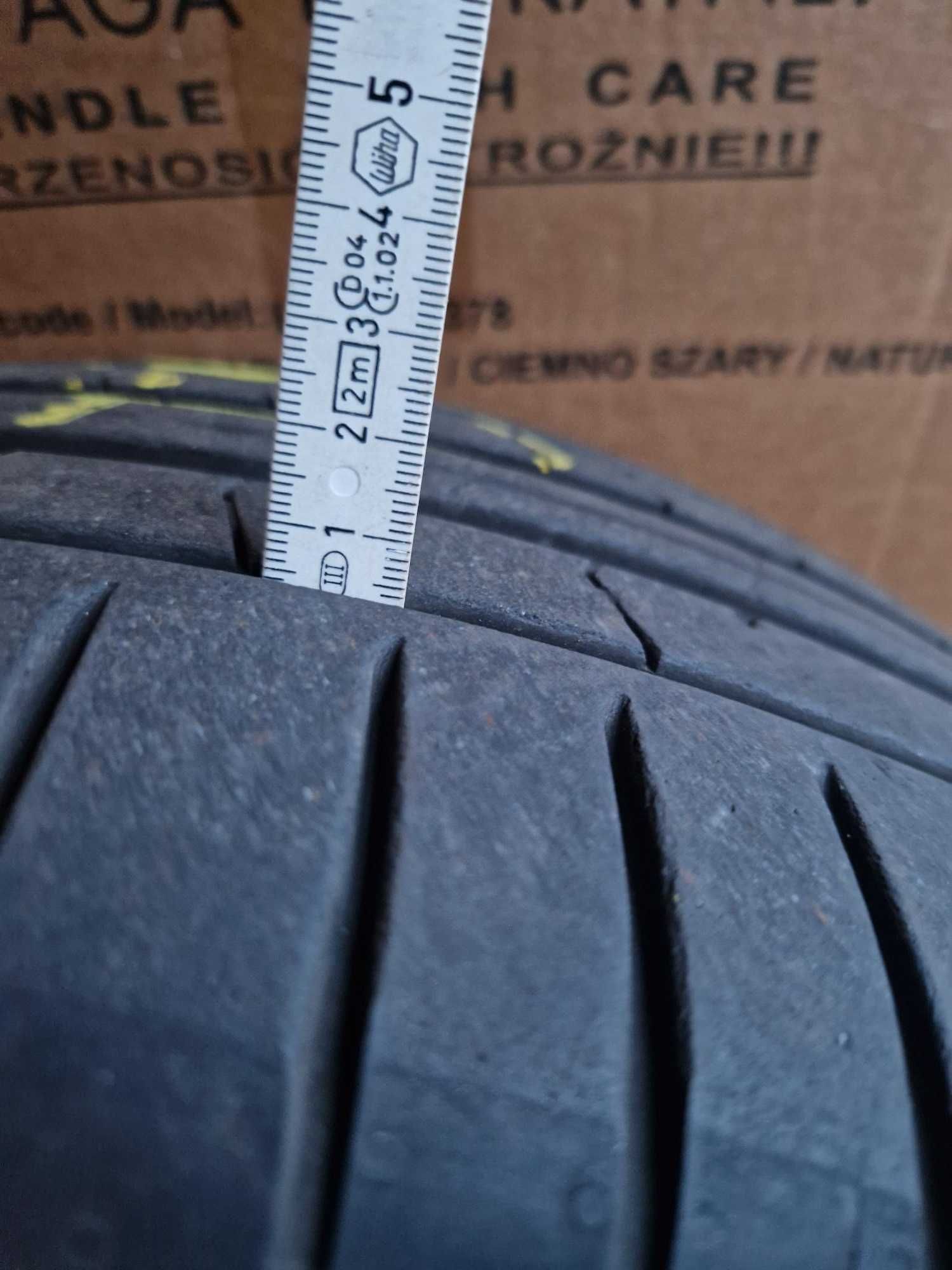 Opony Pirelli P ZERO 245/45 R18 100W 4-5 mm, komplet 4 sztuki