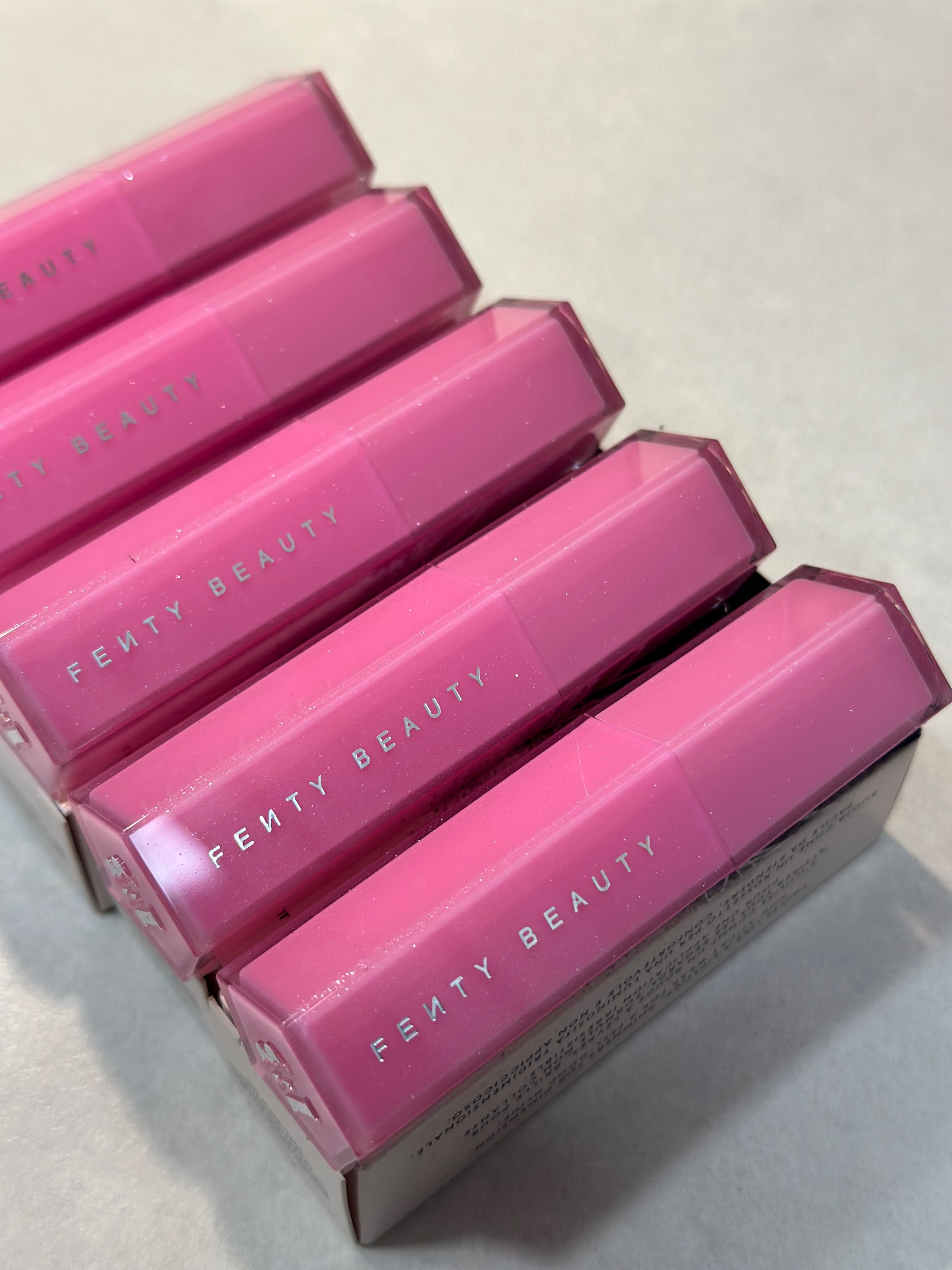 Fenty beauty gloss bomb stick блиск для губ flamingo Icy amethys fussy