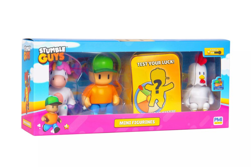 Stumble Guys S1 Figurki 7,5cm - 4pak ver.B. Superbuzz
