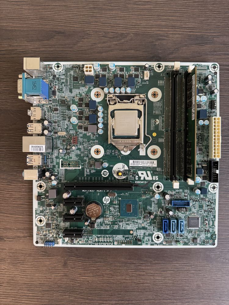 Комплект материнська плата s1151, HP ProDesk 400 G3 і5 6500 DDR 4 8 GB