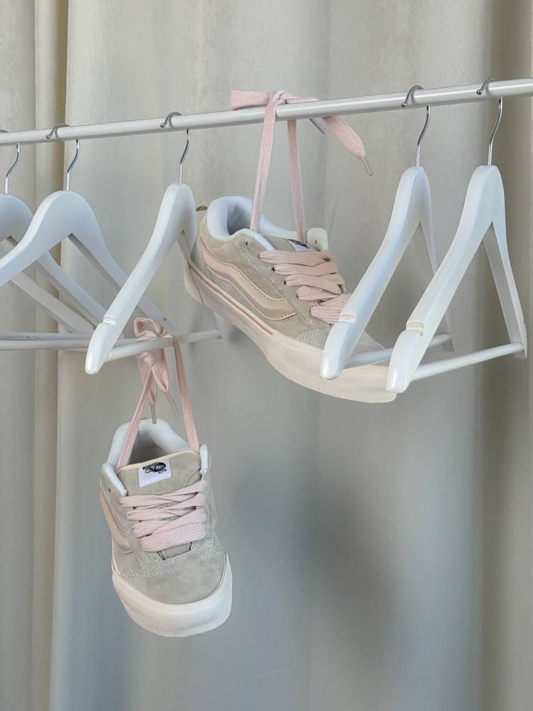 Жіночі кросівки KNU OLD SKOOL Pink premium | ванс кну