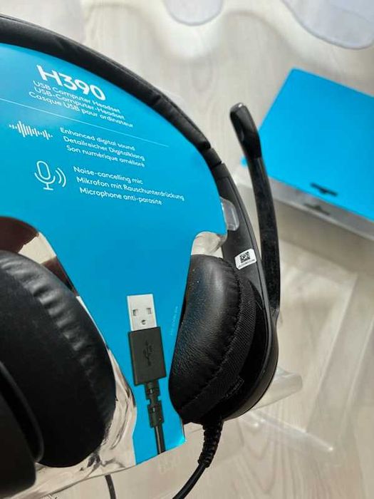 Słuchawki nauszne Logitech H390 USB