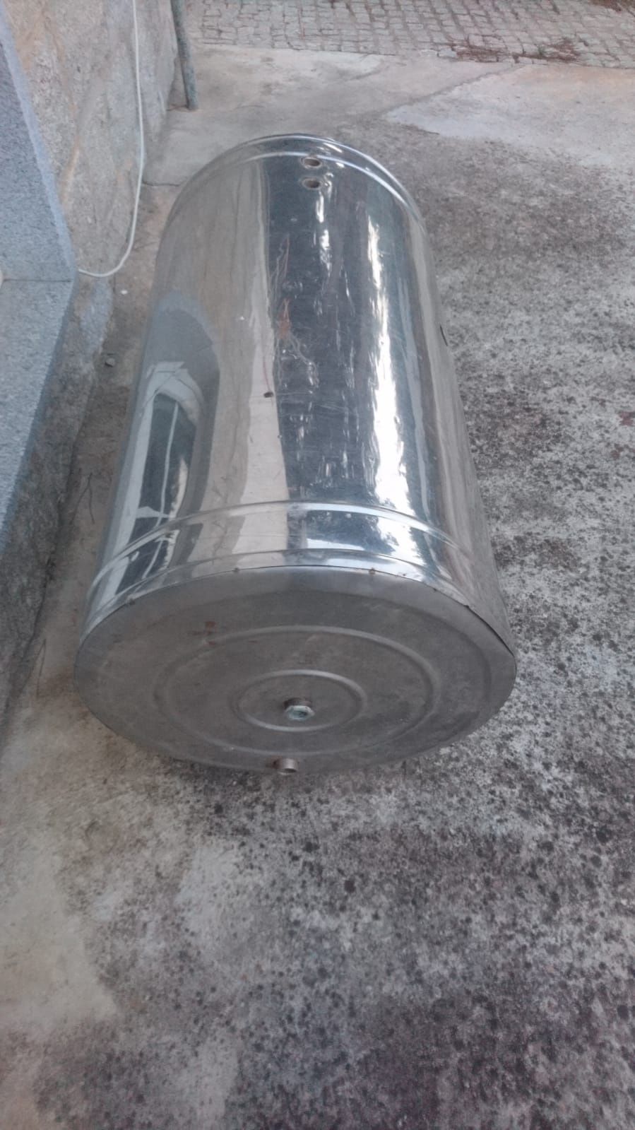 Autoclave 60L fibra de vidro e termoacumulador aço inox 150L