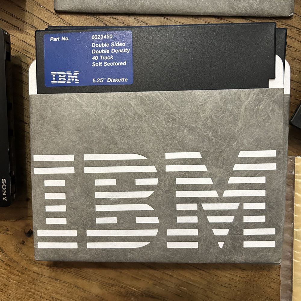 Disketes IBM 5.25 e 2HD cassete metal type iv disquetes diskette