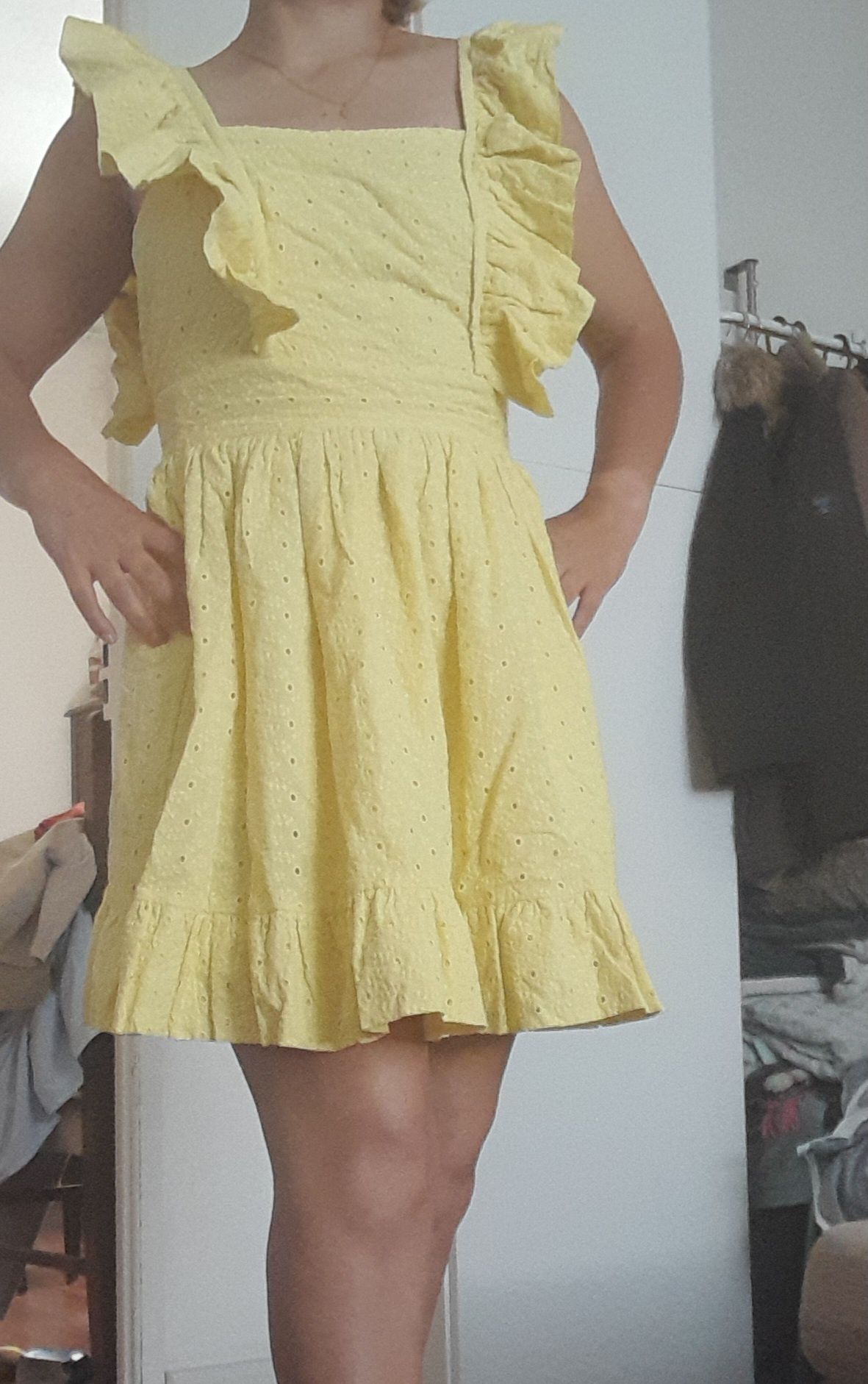 Vestido bordado inglês kaoâ