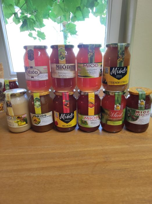 Miody 100% Naturalne Wyłącznie z Własnych Pasiek