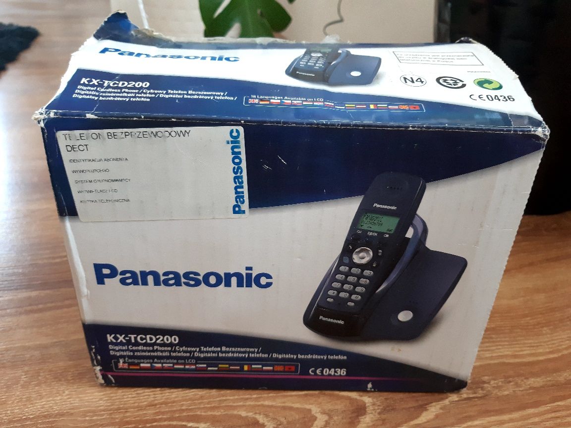 Telefon stacjonarny bezprzewodowy Panasonic