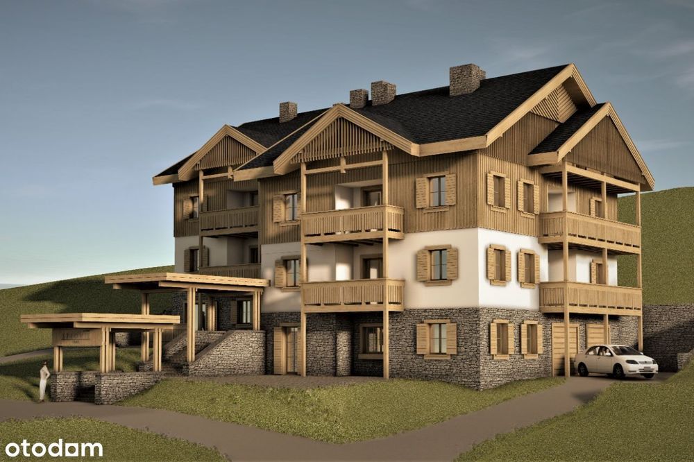 Działka budowlana z projektem pensjonatu