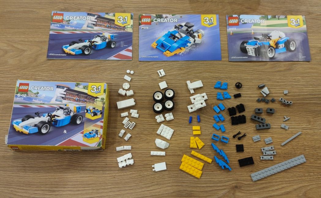 LEGO Creator 31072 Potężne silniki kompletny pudełko instrukcja