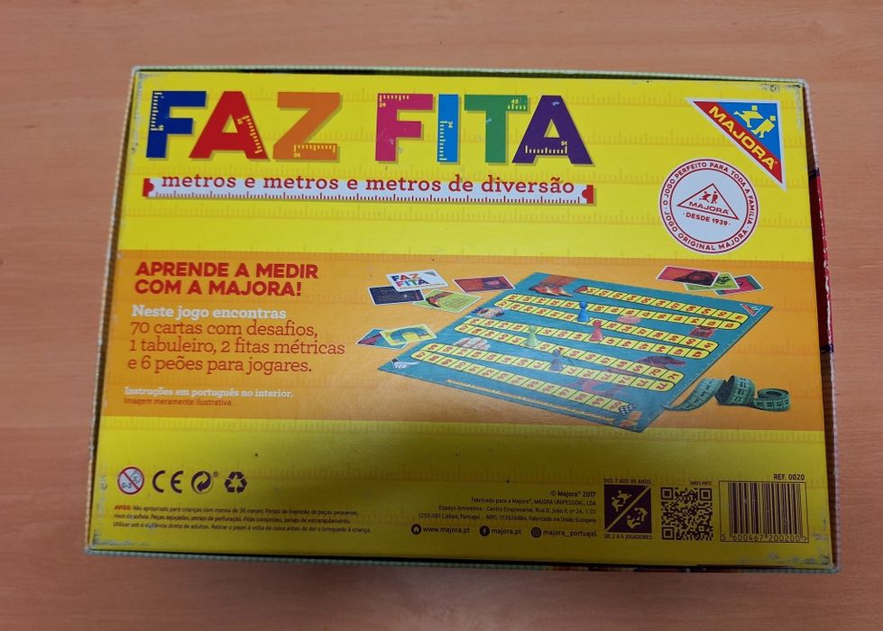 Jogo de tabuleiro Faz fita