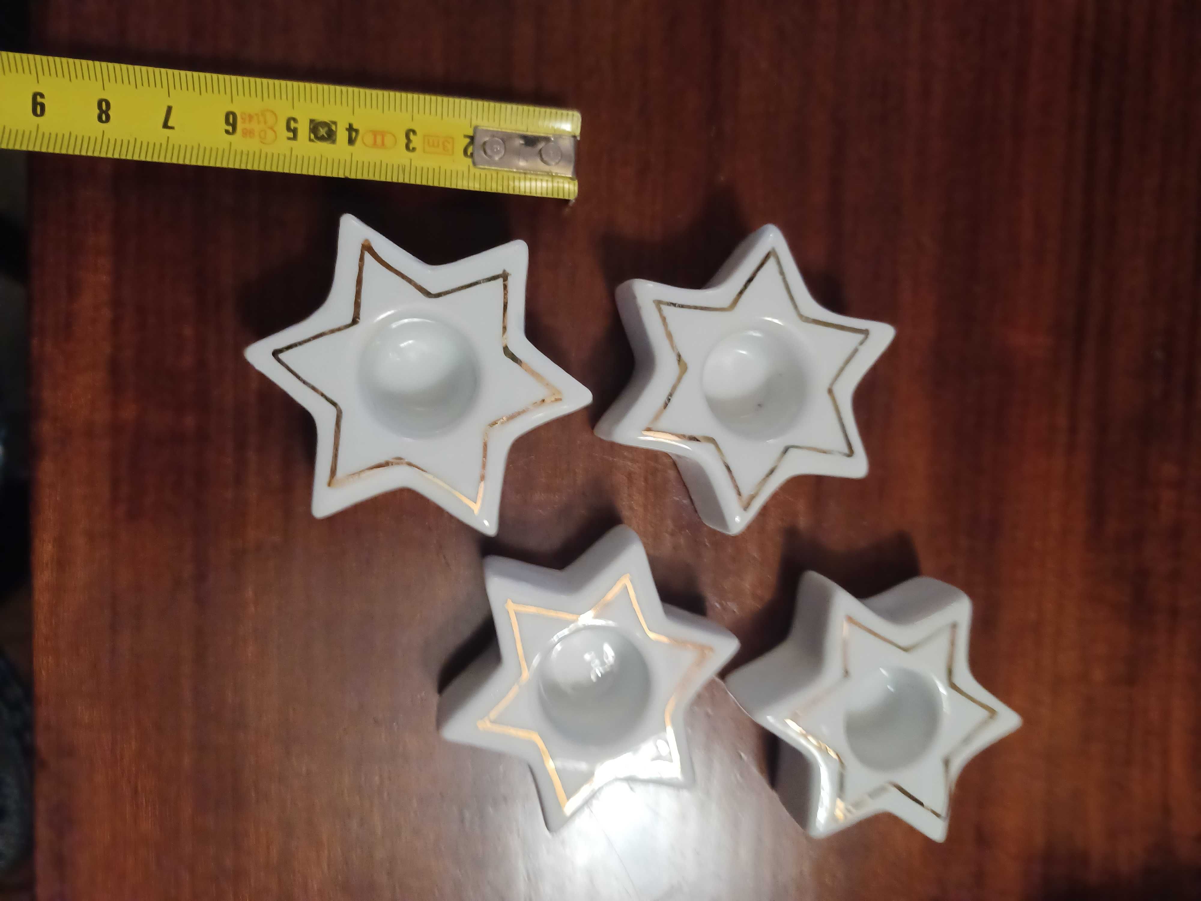 4 Estrelas de Natal para velas
