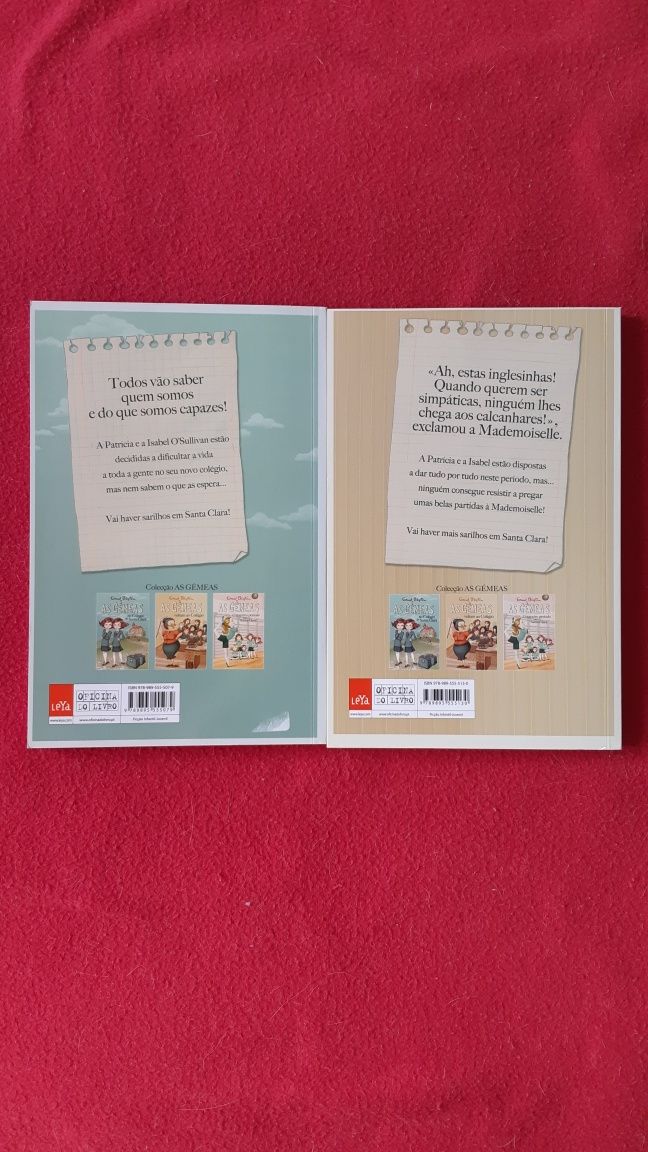 2 livros "As gémeas"