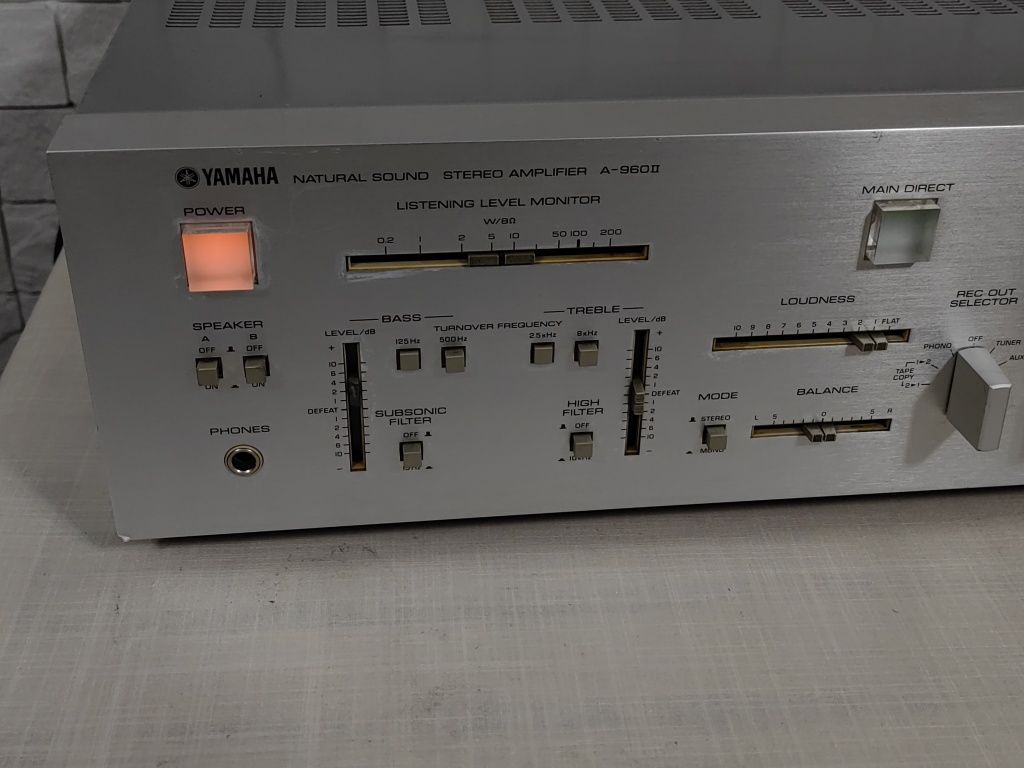 Yamaha A-960 Mk2 Wysokiej klasy zintegrowany wzmacniacz stereo vintage