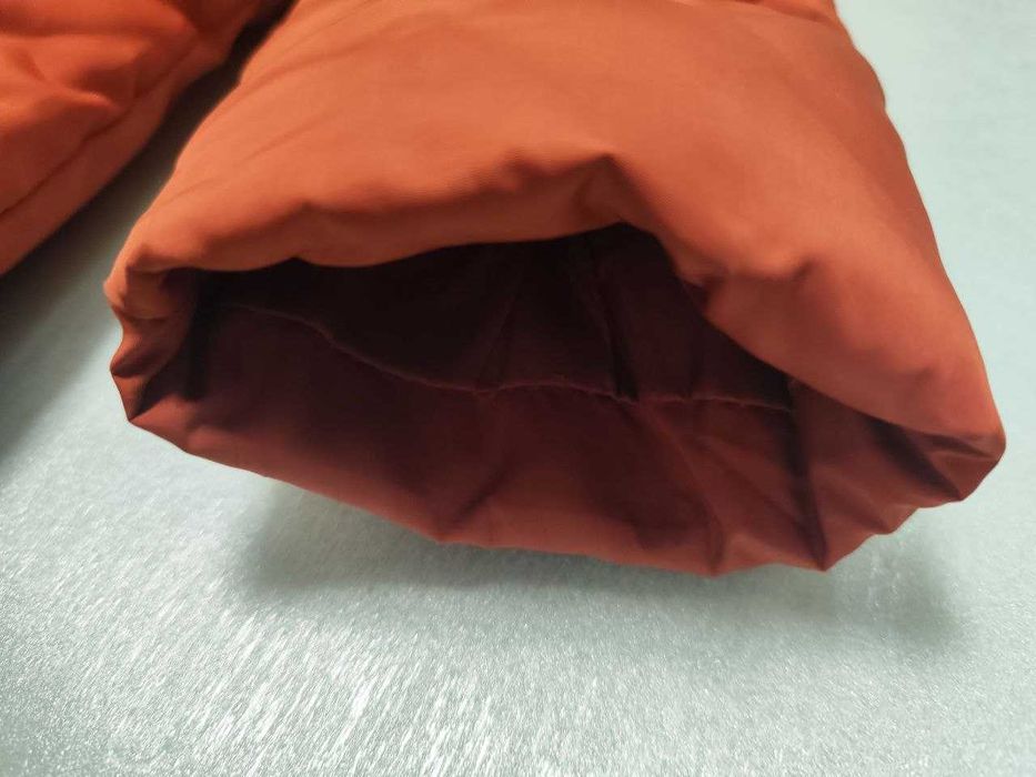 Яркий Коралловый Пуховик Парка. Размер S (42-44). См. замеры!