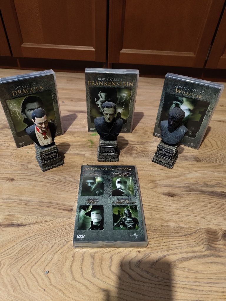 Kolekcja potworów Universal DvD z figurkami
