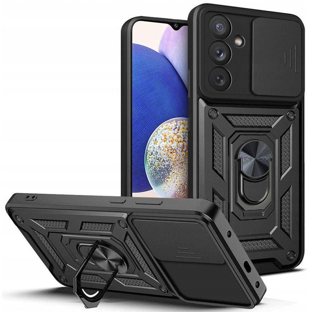 Etui Tech-Protect do Samsung Galaxy A14 5G CamShield Pro Ring Black
