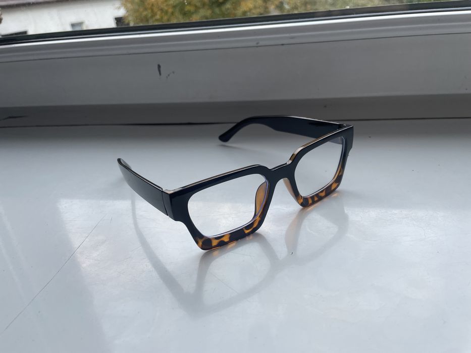 Okulary zerówki panterka