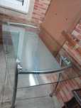 Mesa de jantar de vidro
