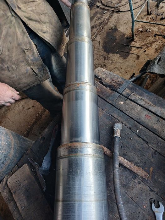 Гидроцилиндр новый 3 штоковый 2ПТС4, 5 штоковый Зил после реставраци