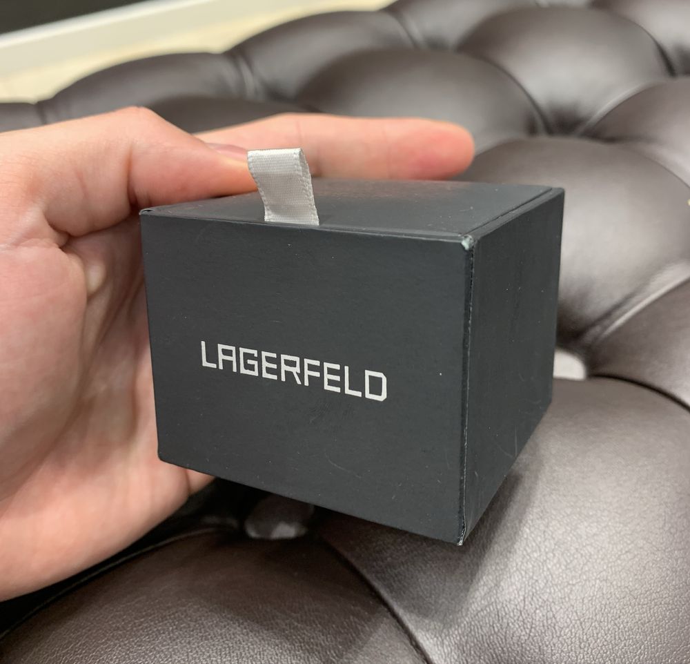 Люксові оригінальні запонки від Karl Lagerfeld Exclusive