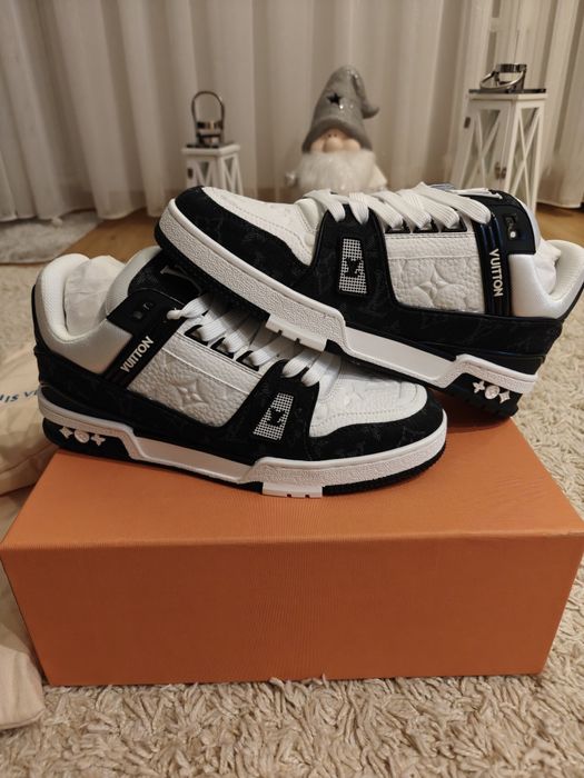 Buty Louis Vuitton Trainer Black White