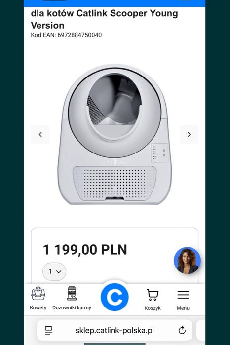 kuweta cat link samoczyszczącą