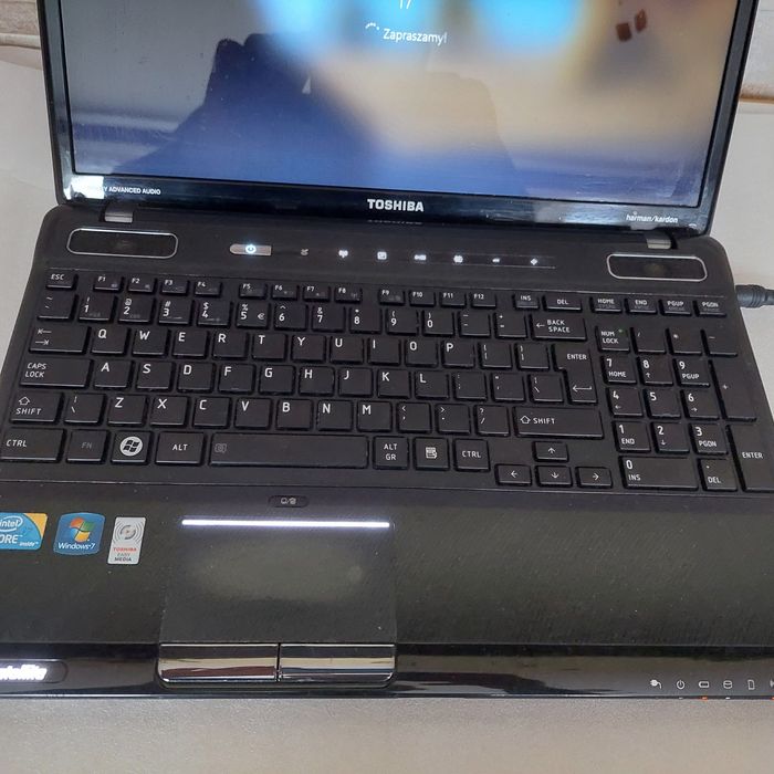 Laptop Toshiba Satellite A660. Intel Core i7. Dysk SSD