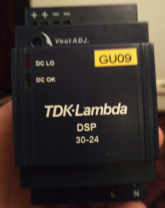 AC/DC преобразователь на DIN рейку DSP30-24 TDK-Lambda