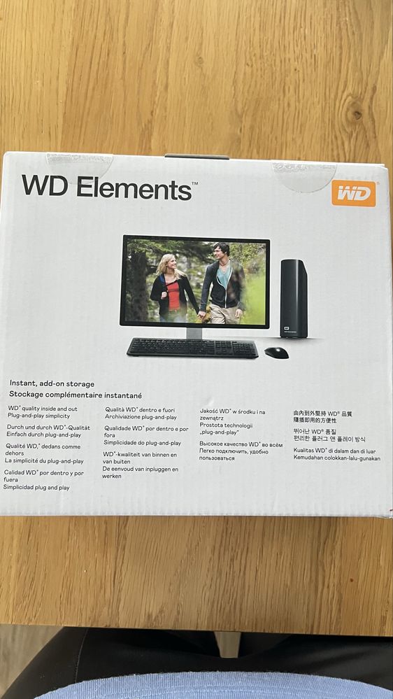 Nowy dysk wd elementa 12 TB
